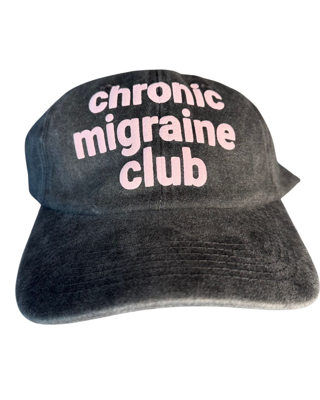 Chronic Migraine Club Hat | Vintage Denim Hat