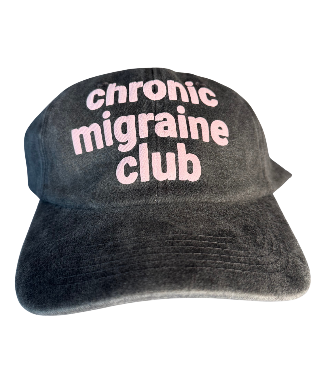 Chronic Migraine Club Hat | Vintage Denim Hat