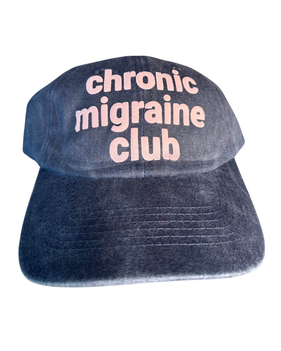 Chronic Migraine Club Hat | Vintage Denim Hat
