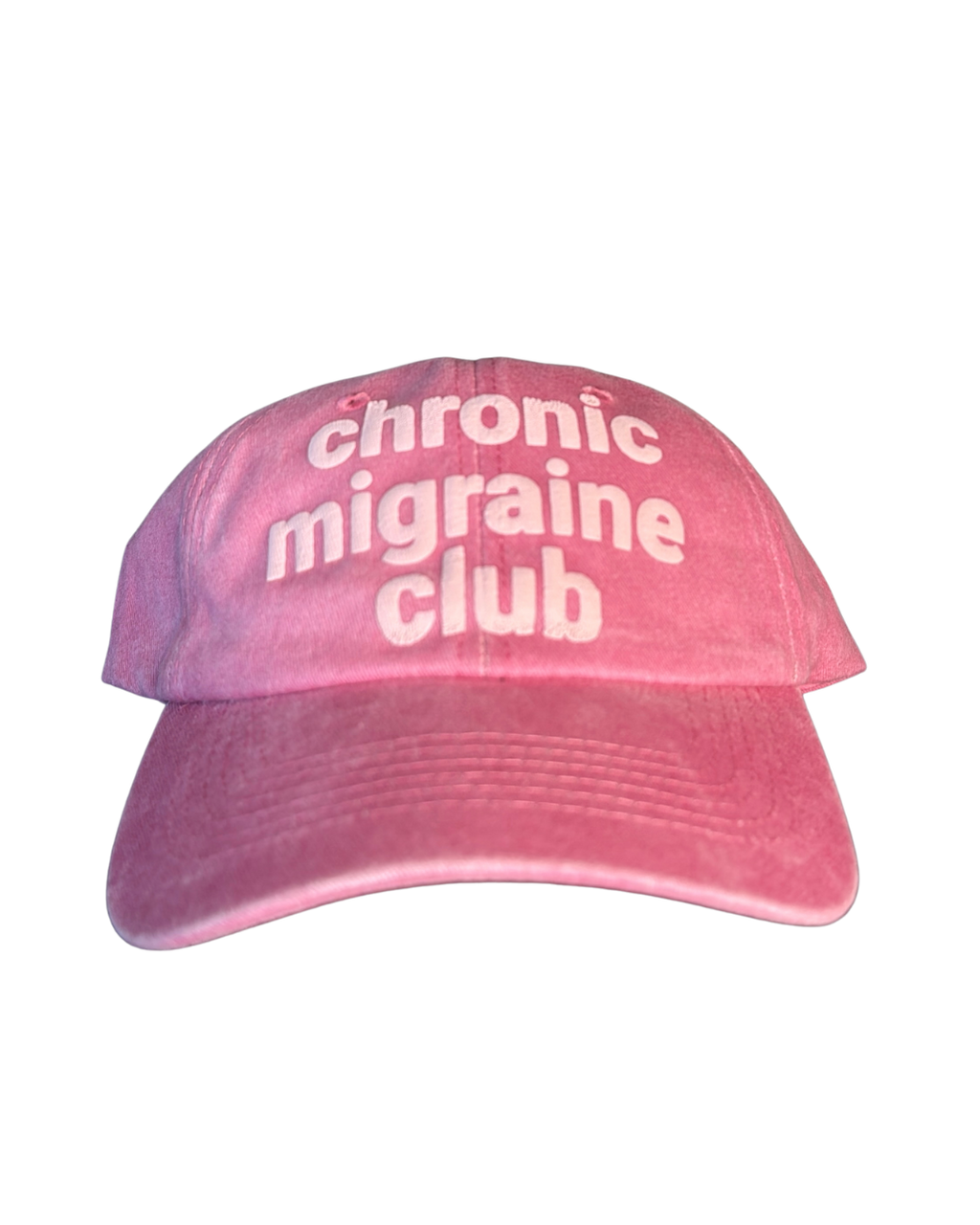 Chronic Migraine Club Hat | Vintage Denim Hat