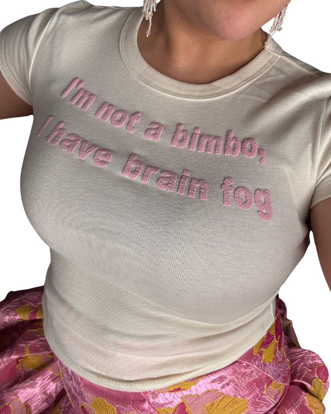 I'm Not a Bimbo, I Have Brain Fog Crop Top