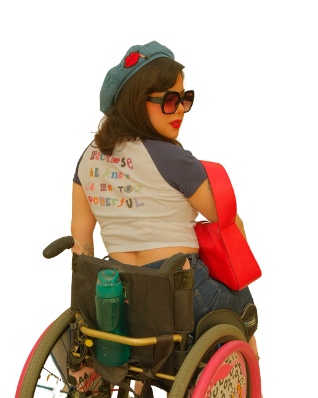 God Nerfed Me Raglan Baby Tee (Crop Top)