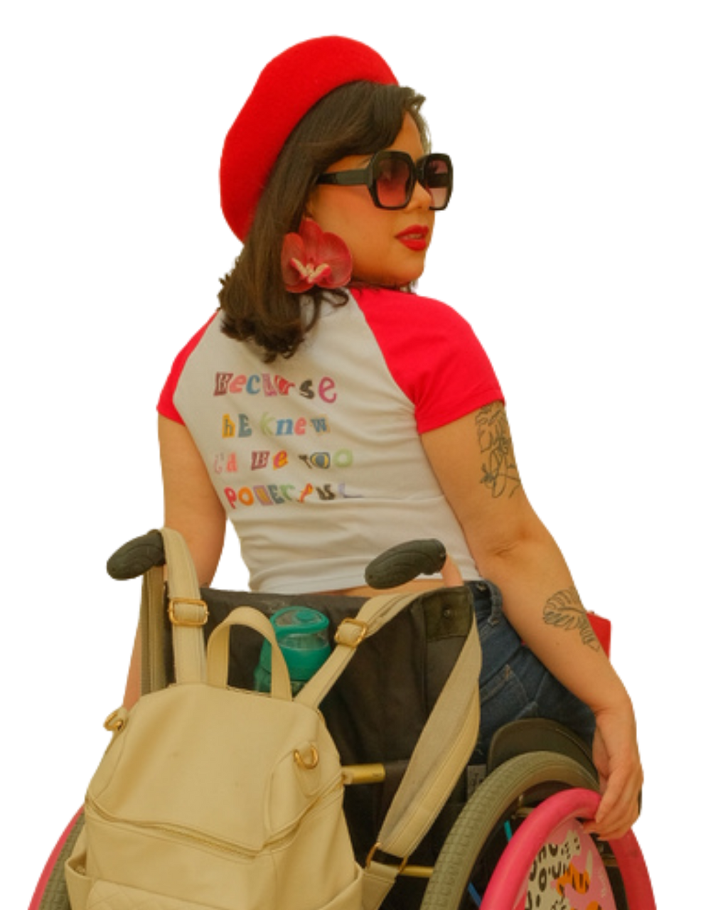 God Nerfed Me Raglan Baby Tee (Crop Top)