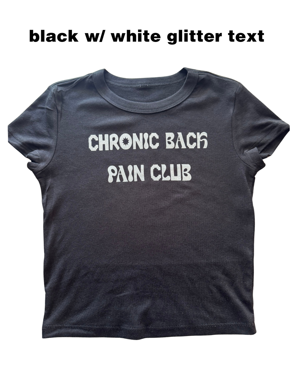 Chronic Back Pain Club Crop Top