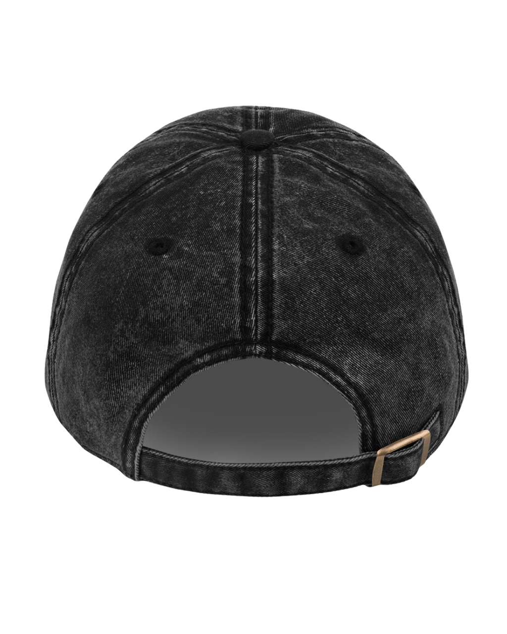 Black denim cap 