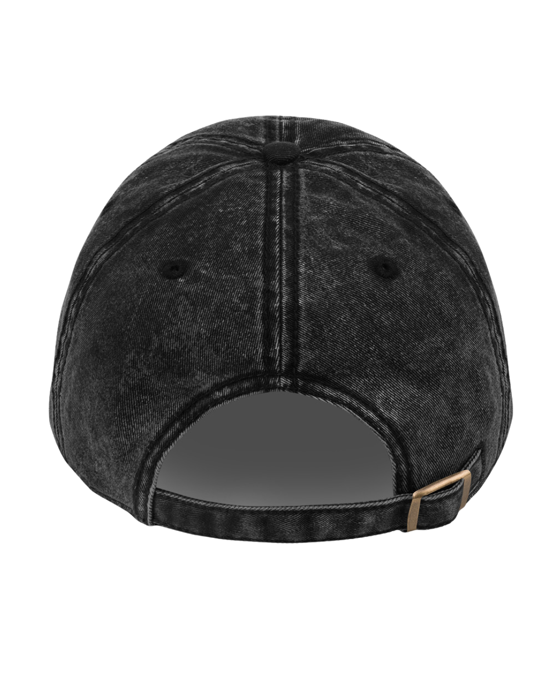 Black denim cap 
